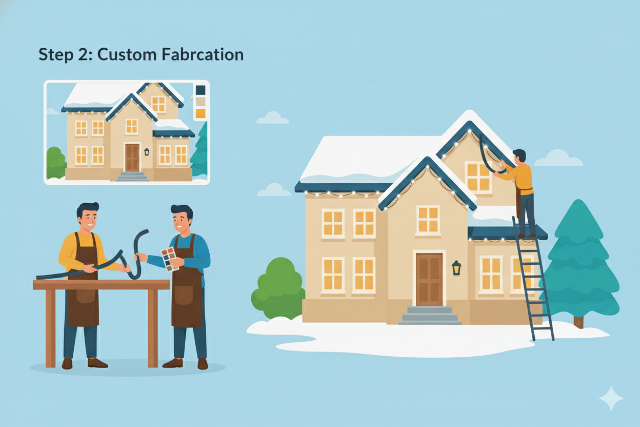 Professional light installation