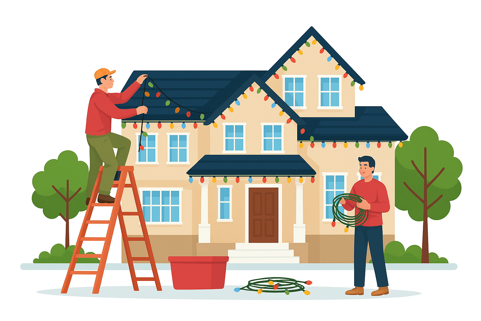 Careful removal of lights